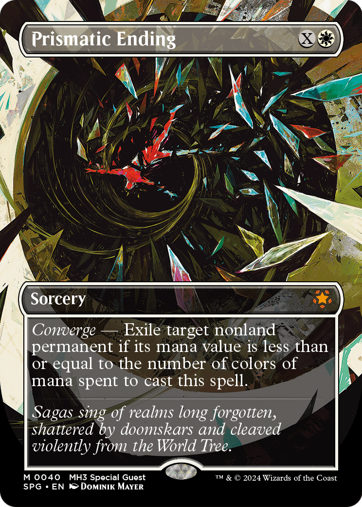 Prismatic Ending (Borderless) (SPG-040) - Special Guests (Borderless) Foil
