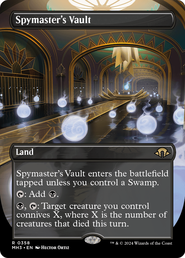 Spymaster's Vault (Borderless) (MH3-358) - Modern Horizons 3 (Borderless)