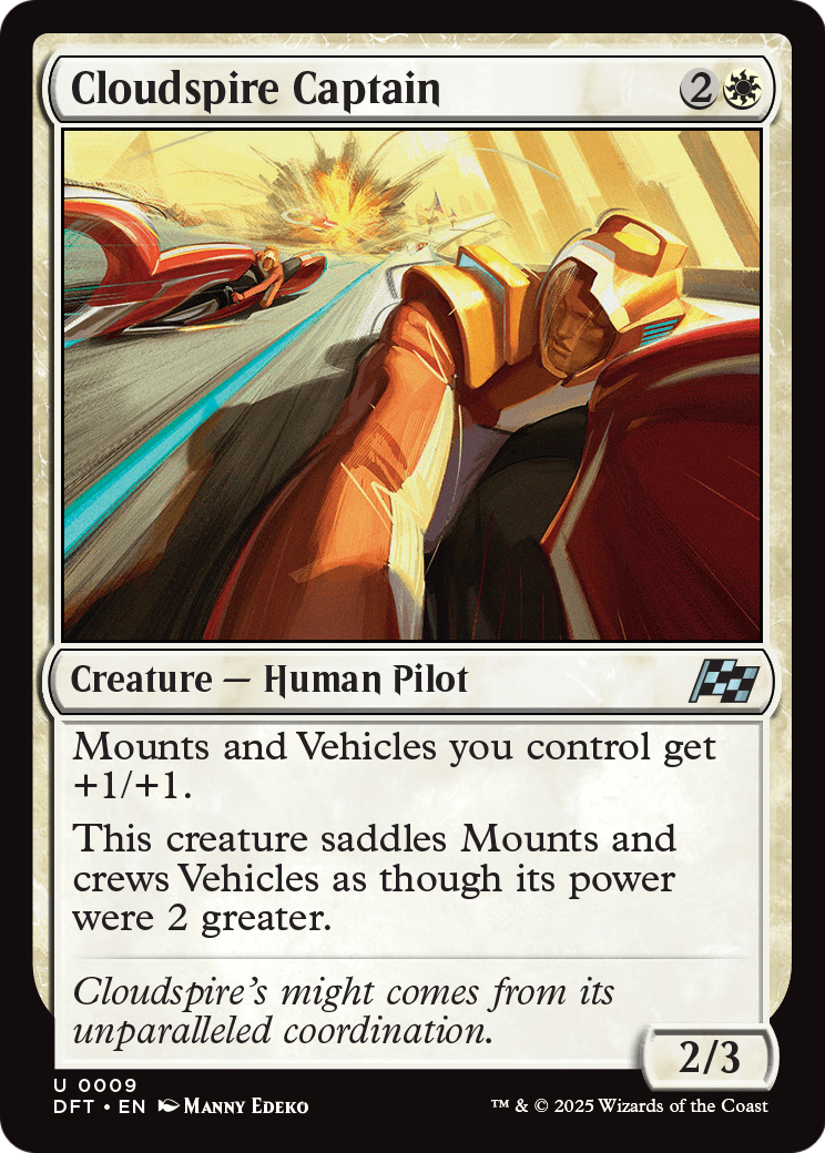 Cloudspire Captain (DFT-009) - Aetherdrift