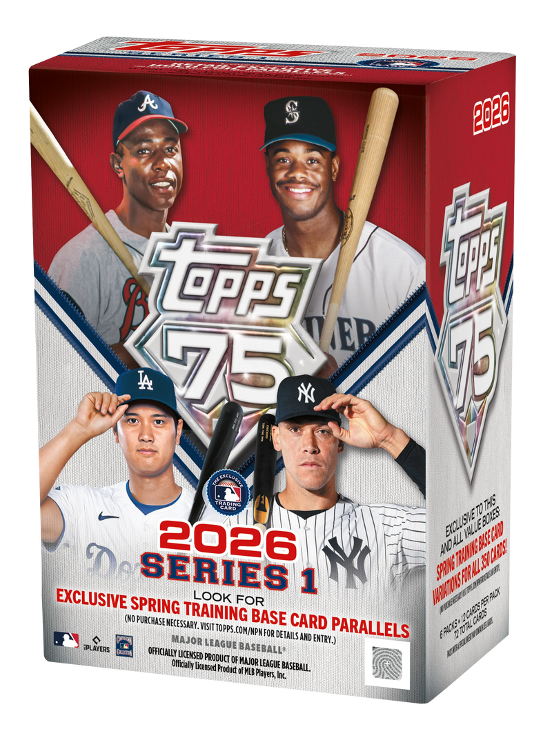 Topps 2026 Series 1 Baseball Hanger Box