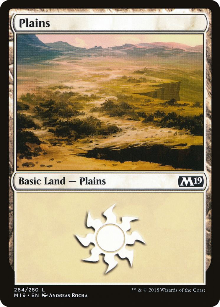 Plains (264) (M19-264) - Core Set 2019 Foil