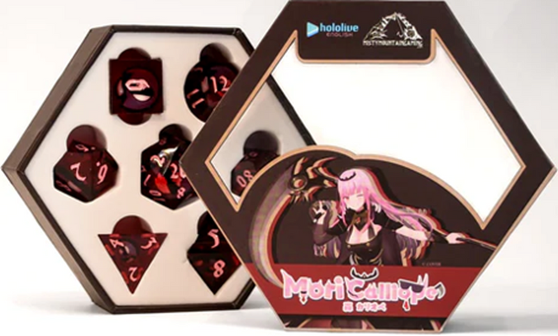 Mori Calliope Sharp Edge Resin Dice Set (Pre-Order)