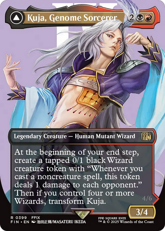 Kuja, Genome Sorcerer (Borderless) (FIN-399) - FINAL FANTASY (Borderless) Foil