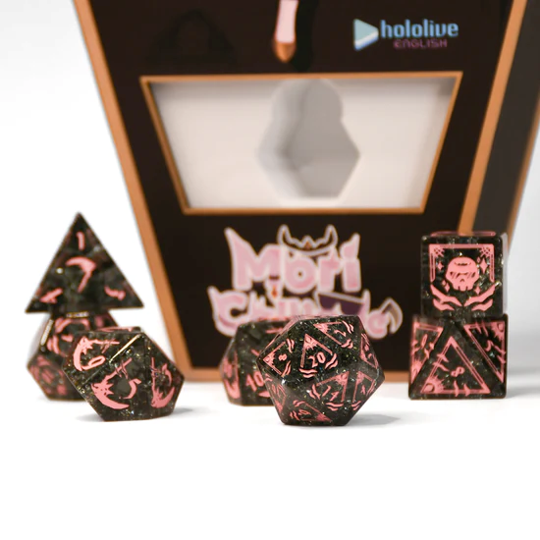 Mori Calliope Shattered Glass Dice Set (Pre-Order)