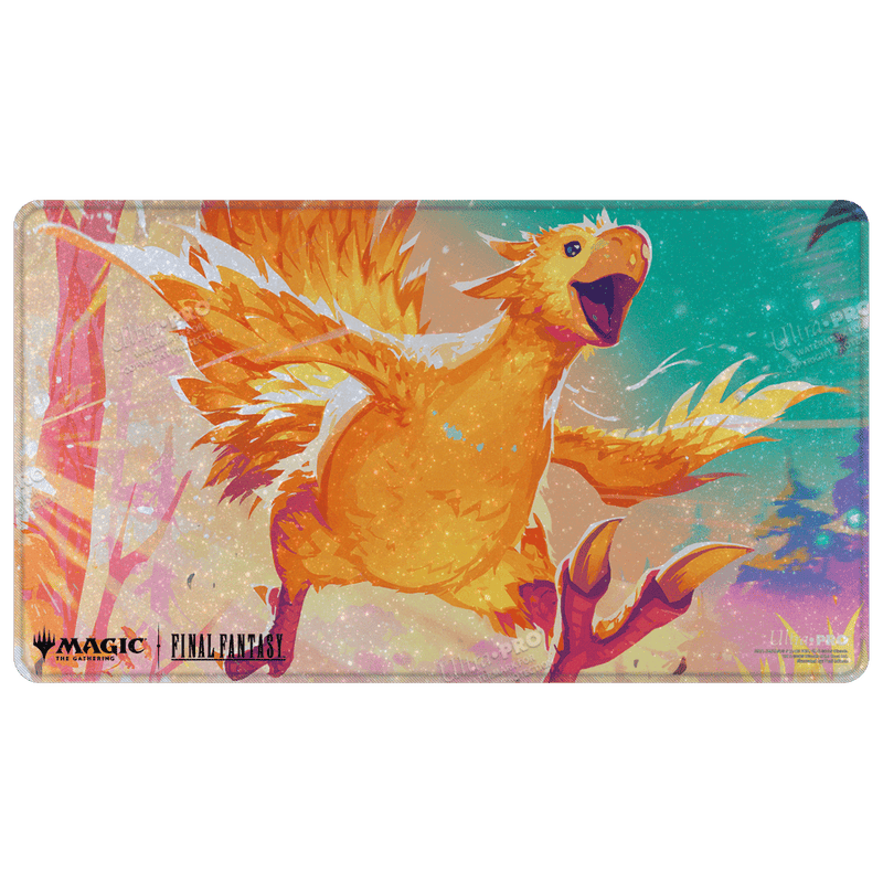 UltraPro Playmat Holofoil Premium MTG Universes Beyond: Final Fantasy Traveling Chocobo