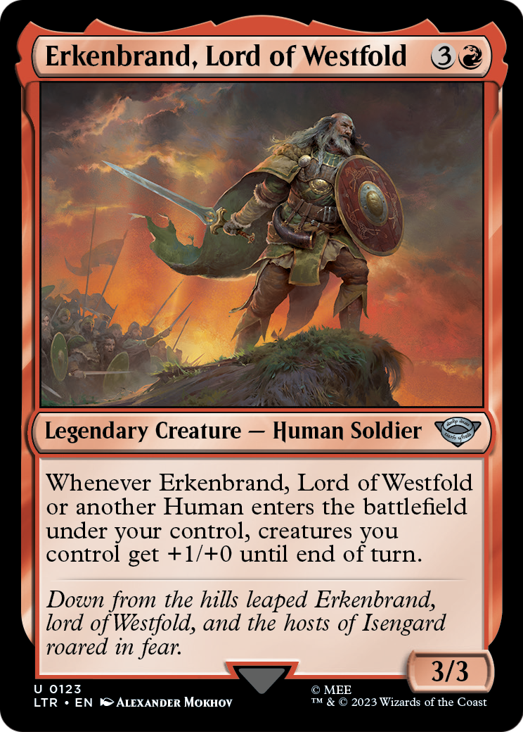 Erkenbrand, Lord of Westfold (LTR-123) - The Lord of the Rings: Tales of Middle-earth