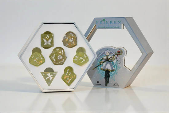 Frieren: Beyond Journey's End Sharp Edge Resin Dice Set (Pre-Order)
