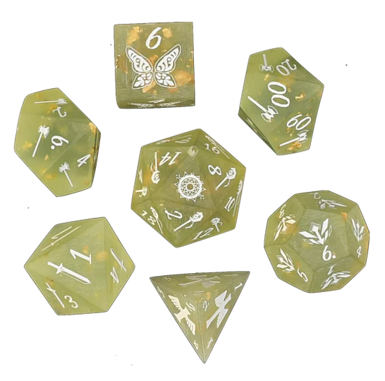 Frieren: Beyond Journey's End Sharp Edge Resin Dice Set (Pre-Order)