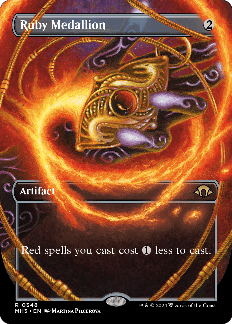 Ruby Medallion (Borderless) (MH3-348) - Modern Horizons 3 (Borderless)