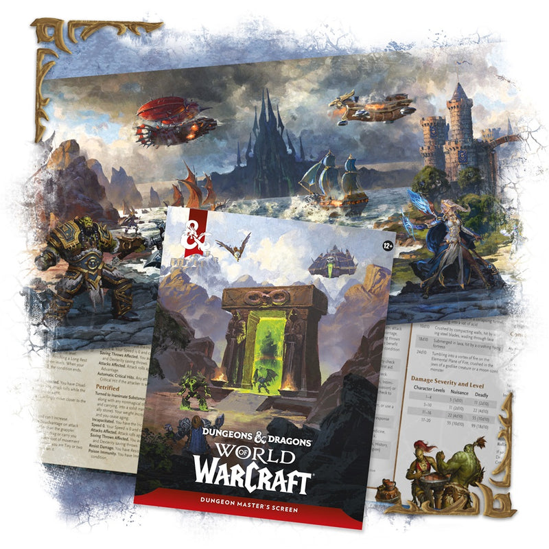 DND RPG World Of Warcraft DM Screen (Pre-Order)