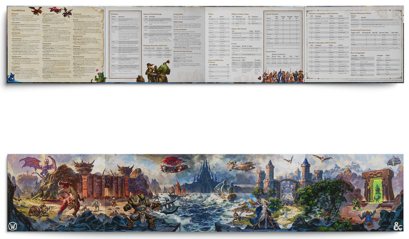 DND RPG World Of Warcraft DM Screen (Pre-Order)
