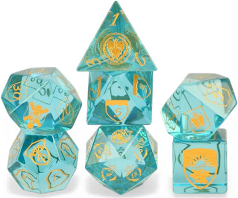 Frieren: Beyond Journey's End Glass Dice Set (Pre-Order)