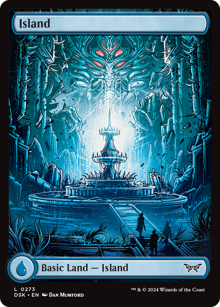 Island (0273) - Full Art (DSK-273) - Duskmourn: House of Horror