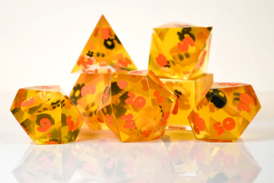 Gigi Murin Sharp Edge Resin Dice Set (Pre-Order)