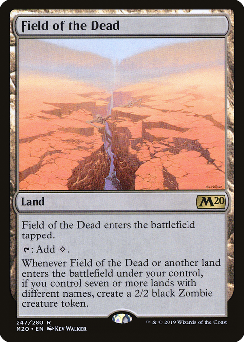 Field of the Dead (M20-247) - Core Set 2020 Foil