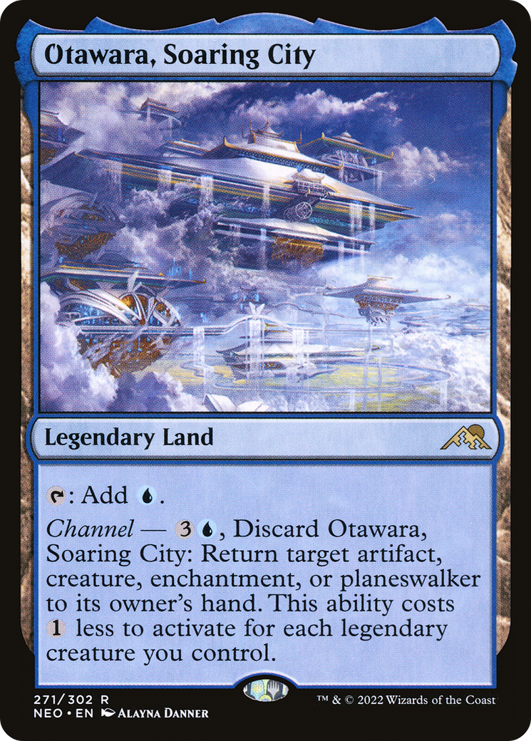 Otawara, Soaring City (NEO-271) - Kamigawa: Neon Dynasty Foil