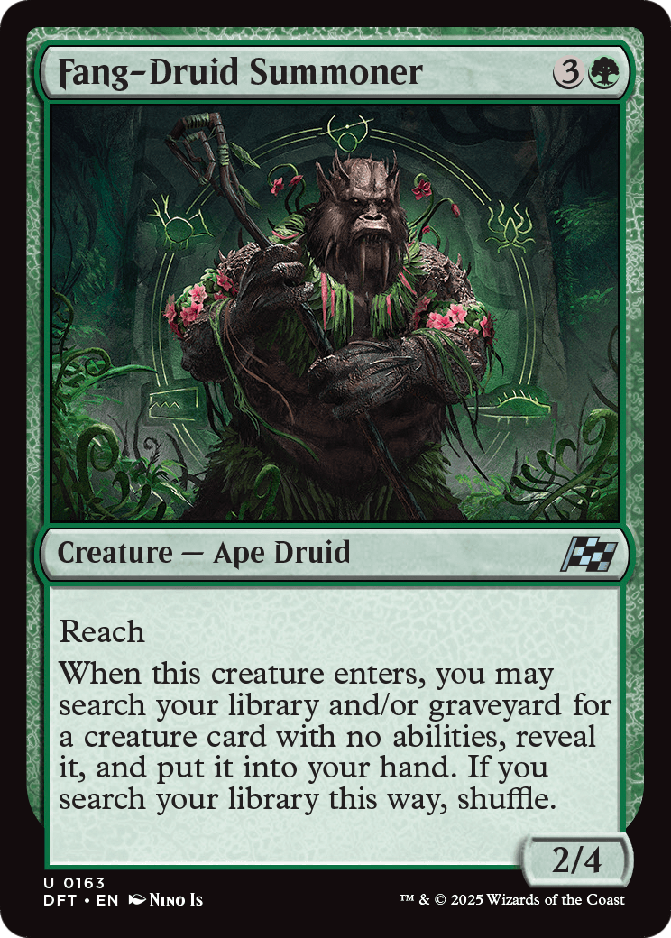 Fang-Druid Summoner (DFT-163) - Aetherdrift