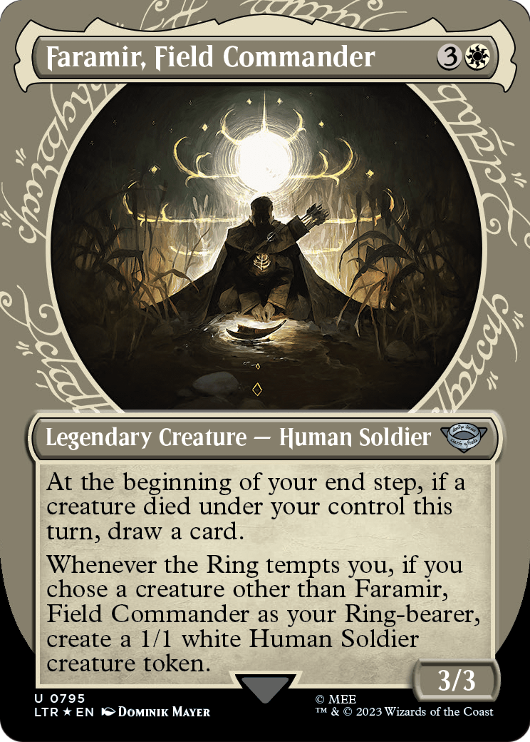 Faramir, Field Commander (Showcase) (Surge Foil) (LTR-795) - The Lord of the Rings: Tales of Middle-earth: (Showcase) (Borderless) Foil