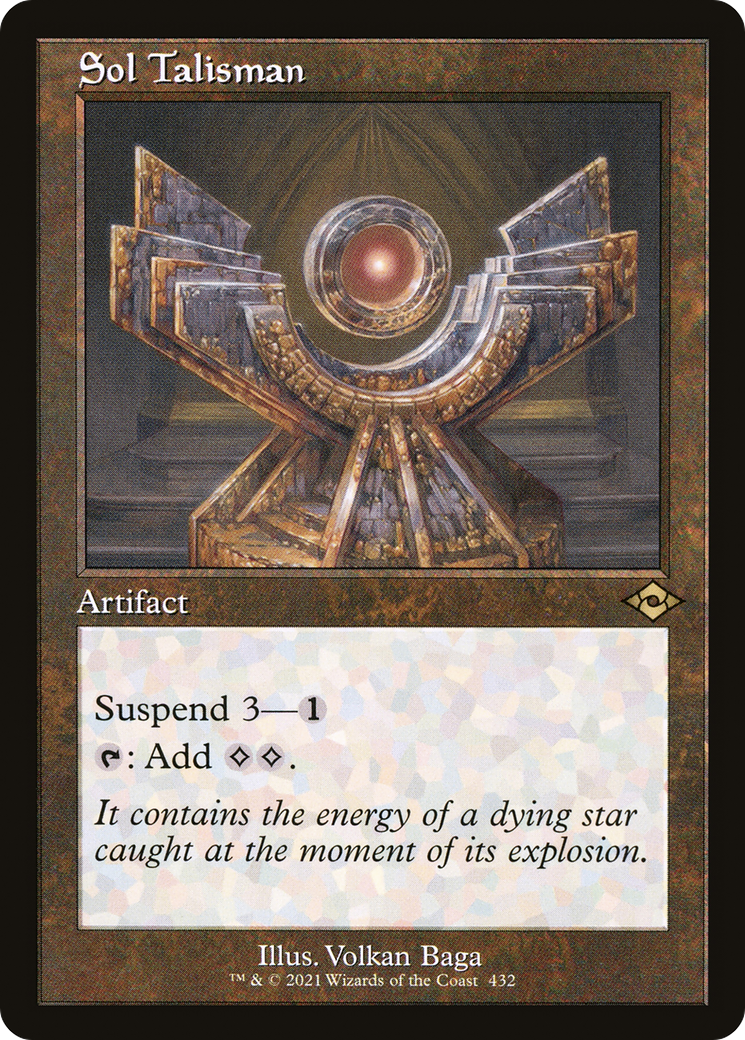 Sol Talisman (Retro Frame) (MH2-432) - Modern Horizons 2 Foil