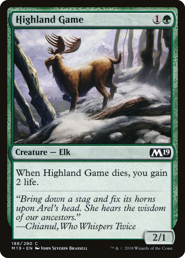 Highland Game (M19-188) - Core Set 2019 Foil