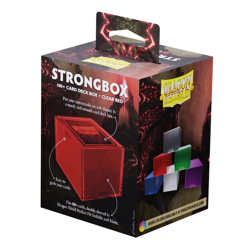 Dragon Shield Strongbox Clear Red (Pre-Order)