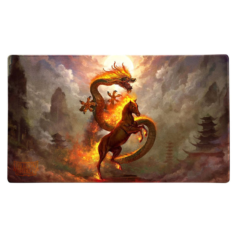 Dragon Shield - Playmat & Tube Fire Horse 2026