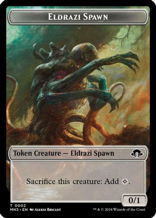 Eldrazi Spawn // Insect (0027) Double-Sided Token (MH3-2 // 27) - Modern Horizons 3 Foil