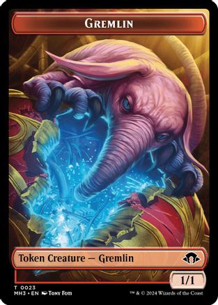Gremlin // Energy Reserve Double-Sided Token (MH3-23 // 36) - Modern Horizons 3