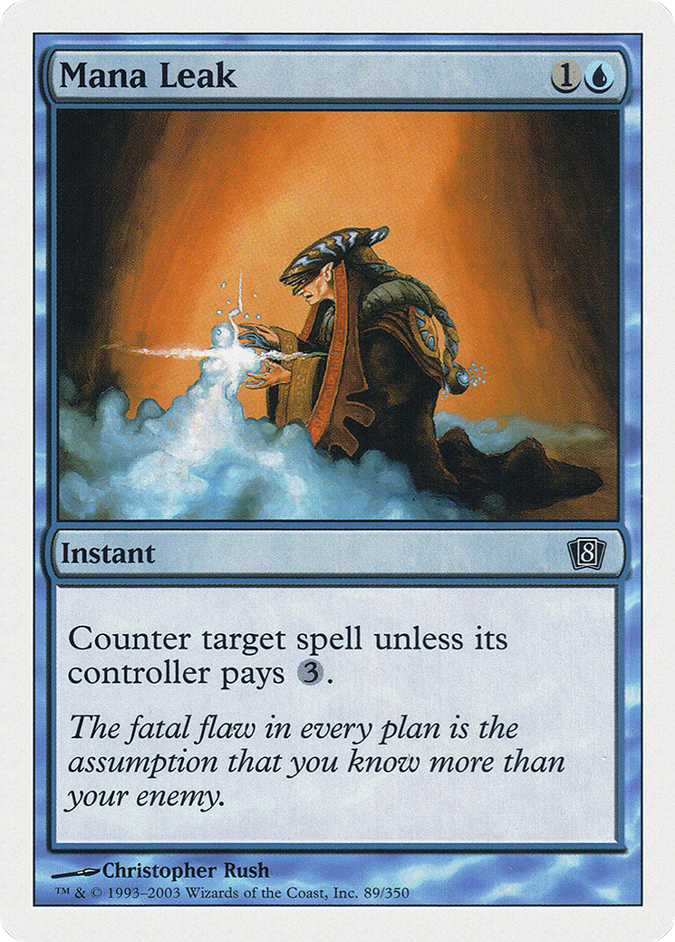 Mana Leak (8ED-089) - 8th Edition Foil