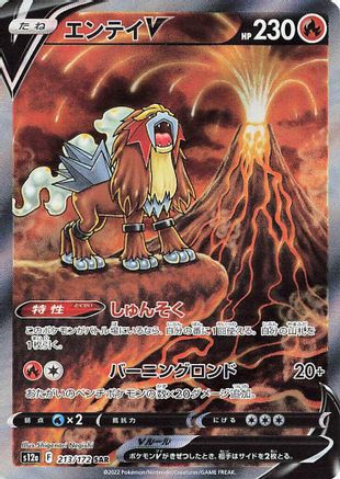 Entei V - 213/172 (213/172) - S12a VSTAR Universe Holofoil