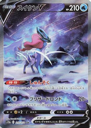 Suicune V - 215/172 (215/172) - S12a VSTAR Universe Holofoil