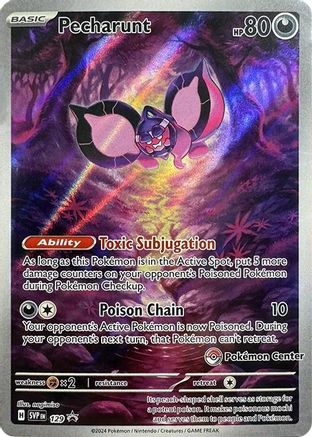 Pecharunt 129  - Holofoil SV Scarlet & Violet Promo Cards Pokemon Center - Promo