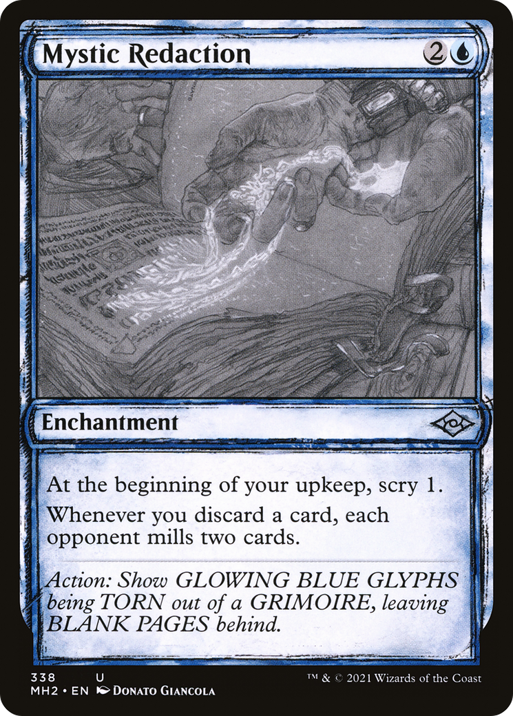 Mystic Redaction (Showcase) (MH2-338) - Modern Horizons 2: (Showcase)