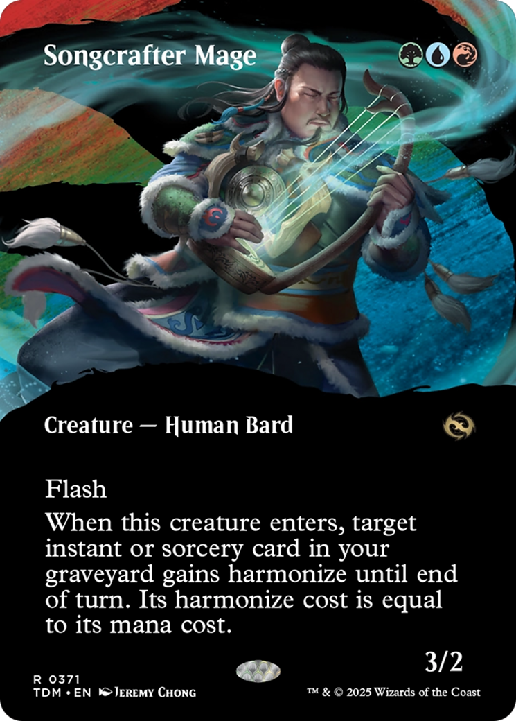 Songcrafter Mage (TDM-371) - Tarkir: Dragonstorm: (Showcase) (Borderless)