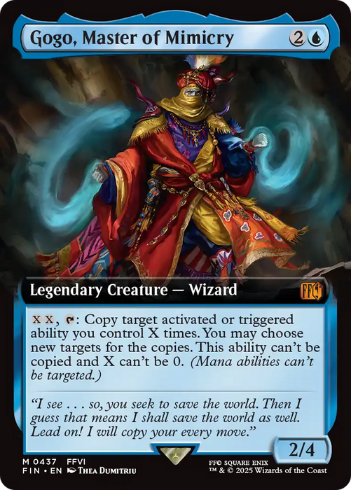 Gogo, Master of Mimicry (FIN-437) - FINAL FANTASY: (Extended Art) Foil
