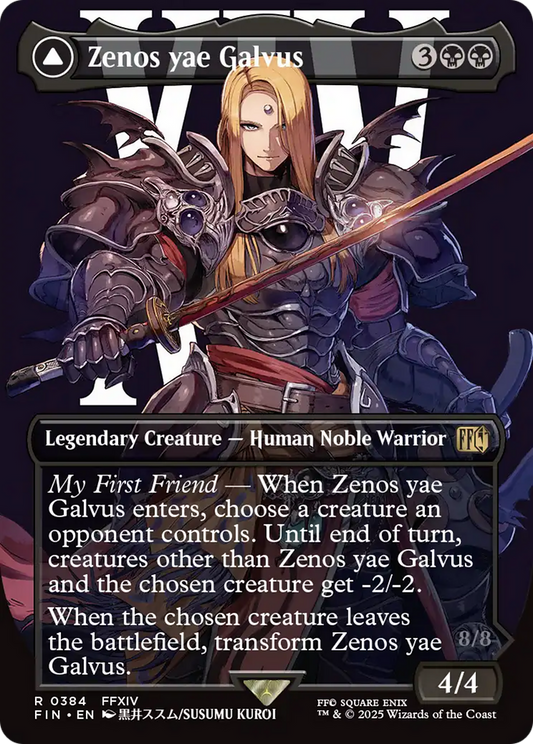 Zenos yae Galvus // Shinryu, Transcendent Rival (FIN-384) - FINAL FANTASY (Borderless) Foil