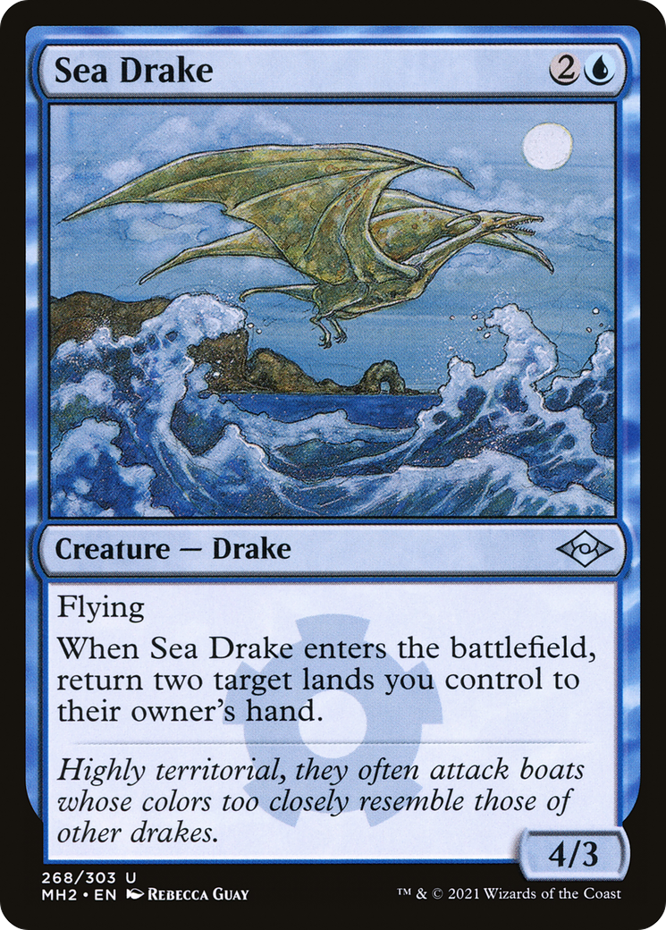 Sea Drake (Foil Etched) (MH2-268) - Modern Horizons 2 Foil