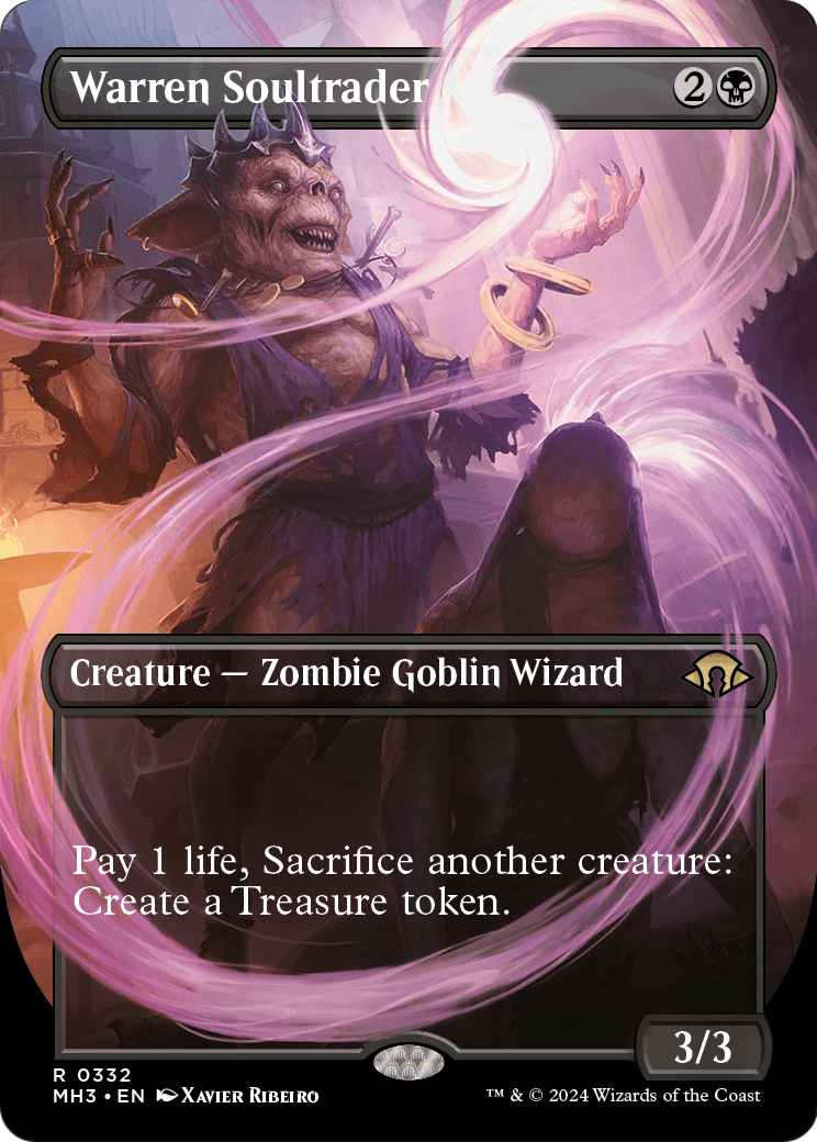Warren Soultrader (Borderless) (MH3-332) - Modern Horizons 3 (Borderless) Foil