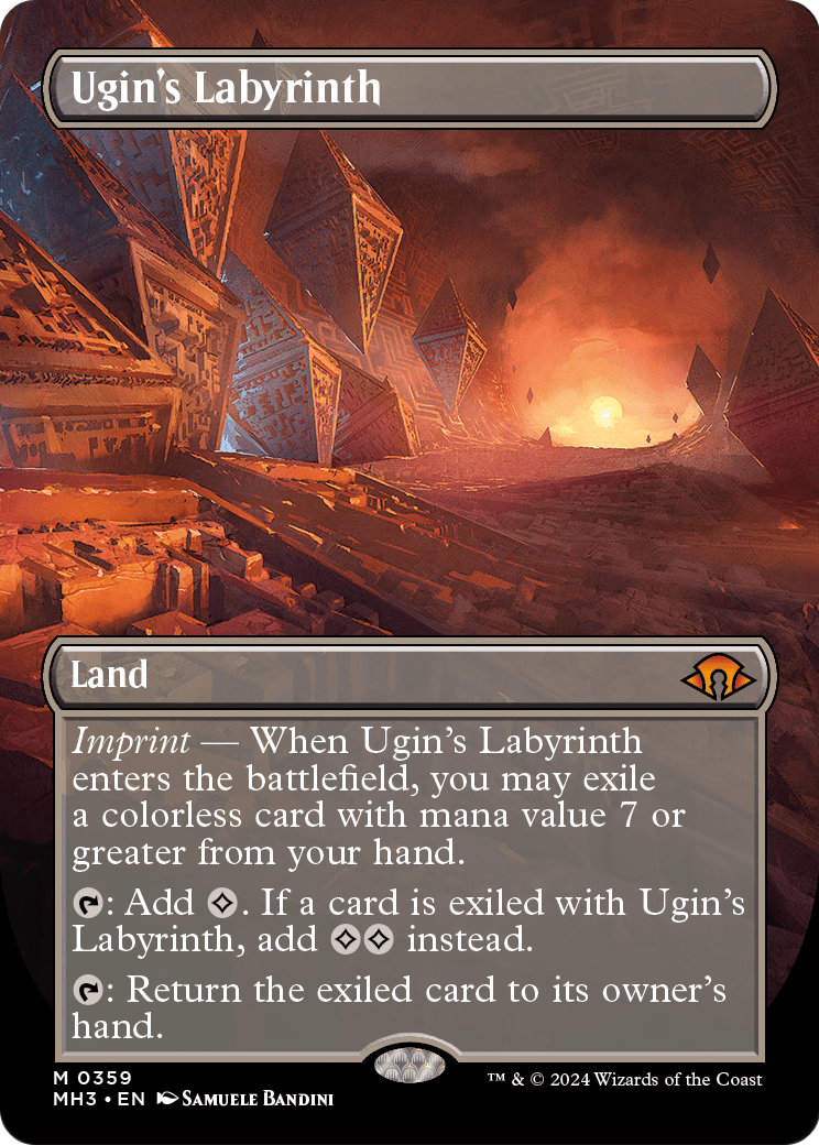 Ugin's Labyrinth (Borderless) (MH3-359) - Modern Horizons 3 (Borderless)