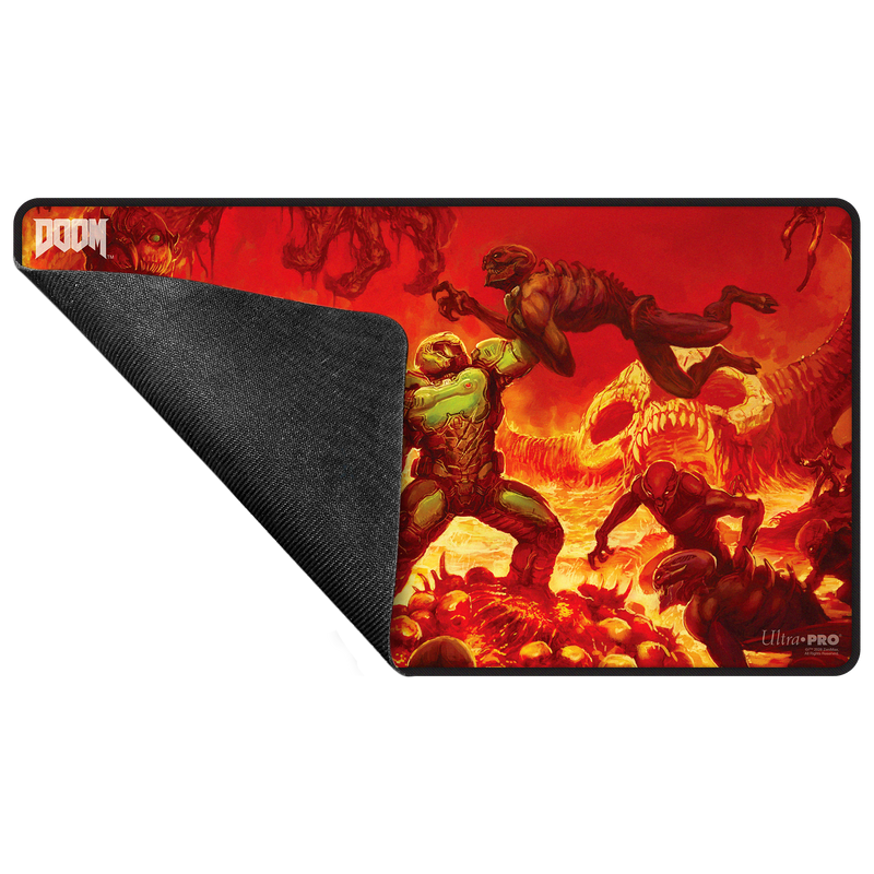 Up Playmat Doom Creatures Of Hell Black Stitched (Pre-Order)