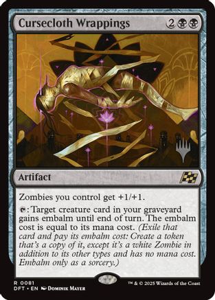 Cursecloth Wrappings (PPDFT-081) - Promo Pack: Aetherdrift