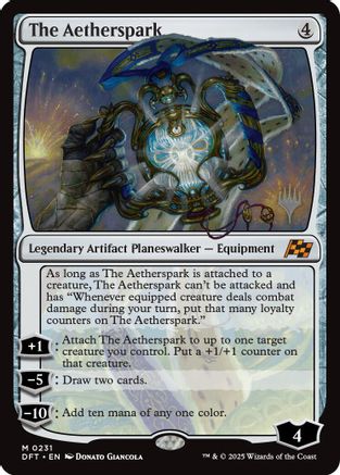 The Aetherspark (PPDFT-231) - Promo Pack: Aetherdrift Foil