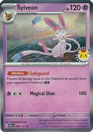 Sylveon 040/131  - Holofoil Miscellaneous Cards & Products - Rare