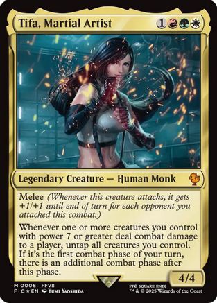 Tifa, Martial Artist (FIC-225) - Commander: FINAL FANTASY Foil