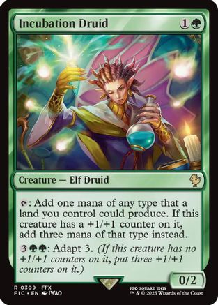 Incubation Druid (FIC-309) - Commander: FINAL FANTASY