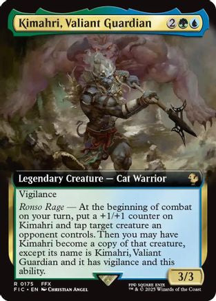 Kimahri, Valiant Guardian (Extended Art) (FIC-175) - Commander: FINAL FANTASY