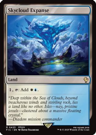 Skycloud Expanse (Surge Foil) (FIC-423) - Commander: FINAL FANTASY Foil
