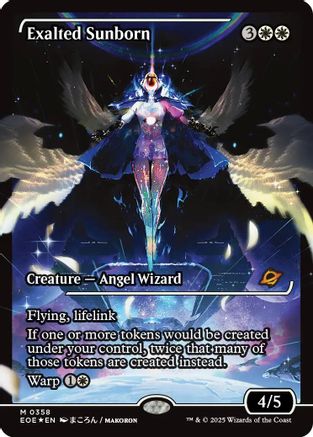 Exalted Sunborn (Showcase) (EOE-358) - Edge of Eternities Foil