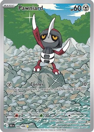 Pawniard 142/086  SV Black Bolt - Illustration Rare