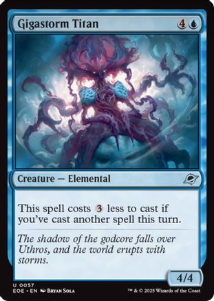 Gigastorm Titan (EOE-057) - Edge of Eternities